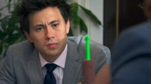 The toothbrush that mystified us all Credit: BBC Pictures