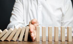 The number of small businesses worried about folding is lower than it was at the beginning of 2021