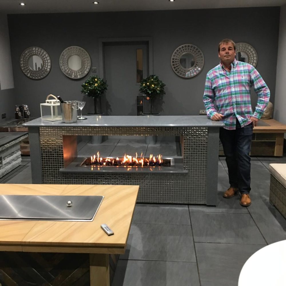 Michael started his firetable business in Nottingham