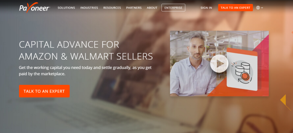 Payoneer can help with working capital
